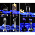 Crystal Five Star Trophy Glass Awards